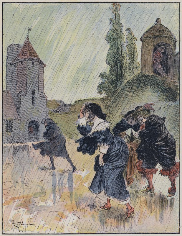 Illustration for Le Capitaine Bellormeau by and Illustrated by A Robida by Albert Robida