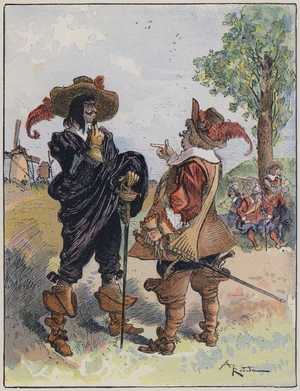 Illustration for Le Capitaine Bellormeau by Albert Robida