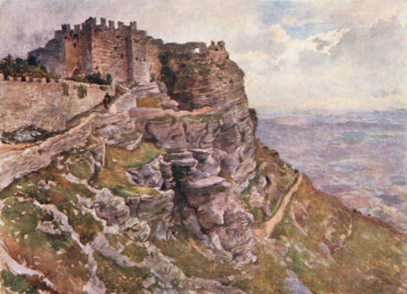 Castle of Monte San Giuliano by Alberto Pisa