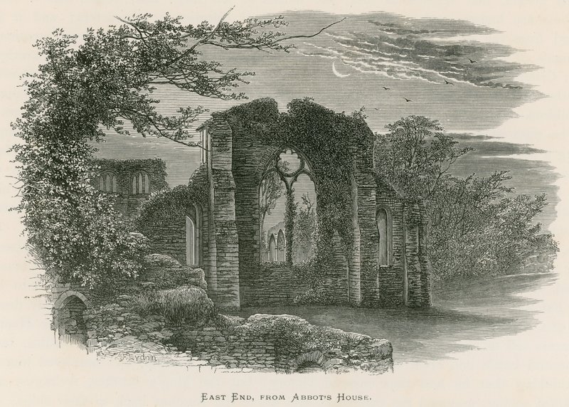 Netley Abbey, East End, from Abbot