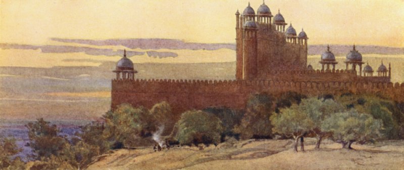 The Mosque and Gate of Victory, Fatehpur Sikri by Alexander Henry Hallam Murray