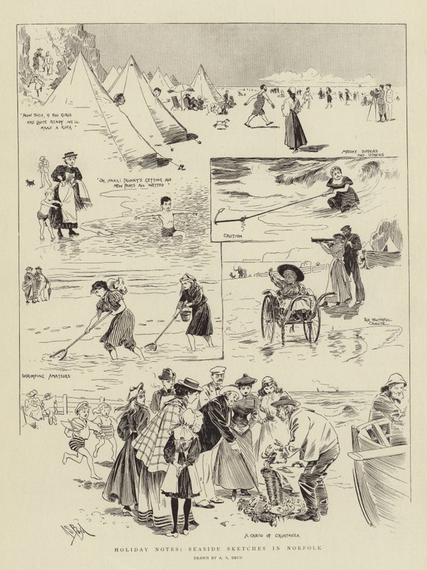 Holiday Notes, Seaside Sketches in Norfolk by Alexander Stuart Boyd