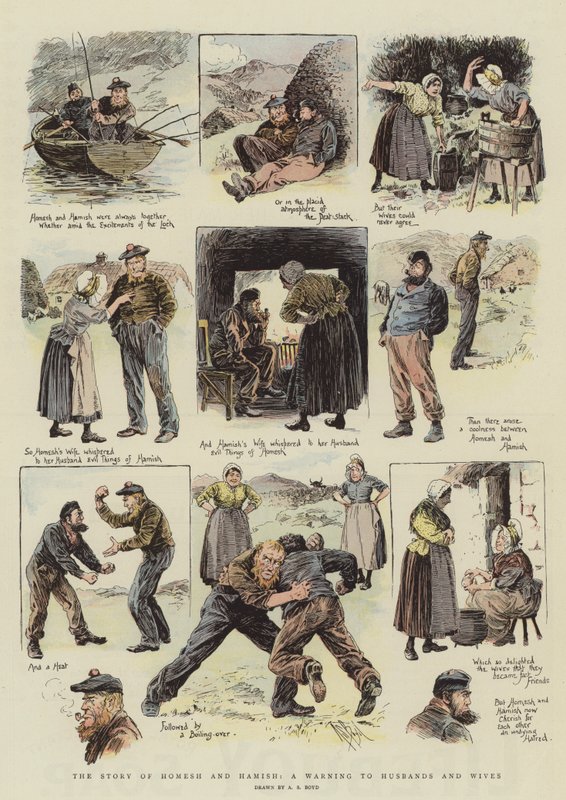 The Story of Homesh and Hamish, a Warning to Husbands and Wives by Alexander Stuart Boyd