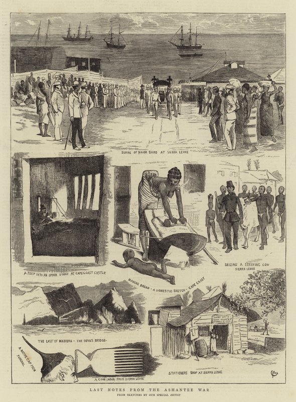 Last Notes from the Ashantee War by Alfred Chantrey Corbould