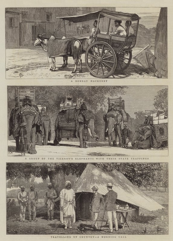 Views in India by Alfred Chantrey Corbould