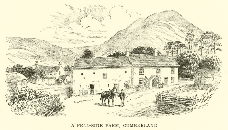 A Fell-Side Farm, Cumberland by Alfred Robert Quinton
