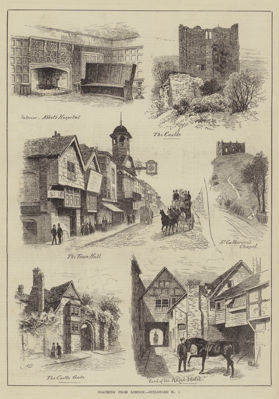Coaching from London, Guildford by Alfred Robert Quinton