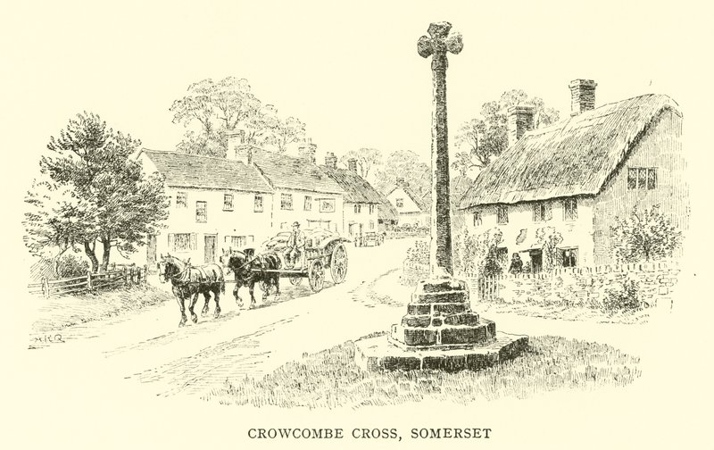 Crowcombe Cross, Somerset by Alfred Robert Quinton