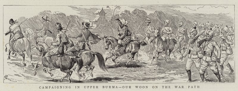 Campaigning in Upper Burma, our Woon on the War Path by Alfred Chantrey Corbould