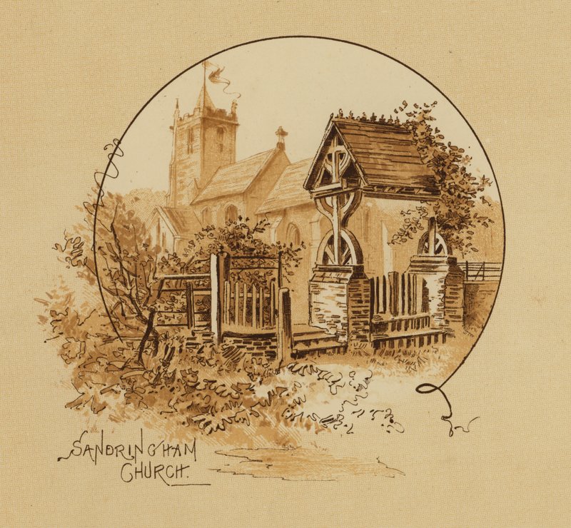 Sandringham Church, Norfolk by Alfred Johnson