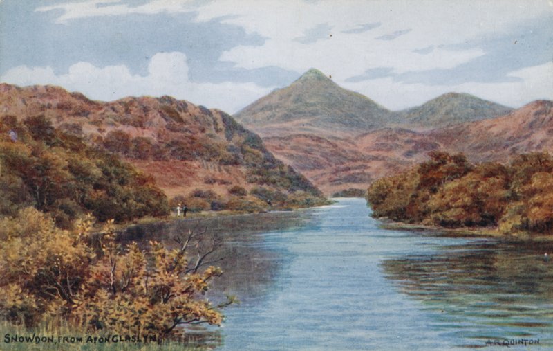 Snowdon, from Afon Claslyn by Alfred Robert Quinton