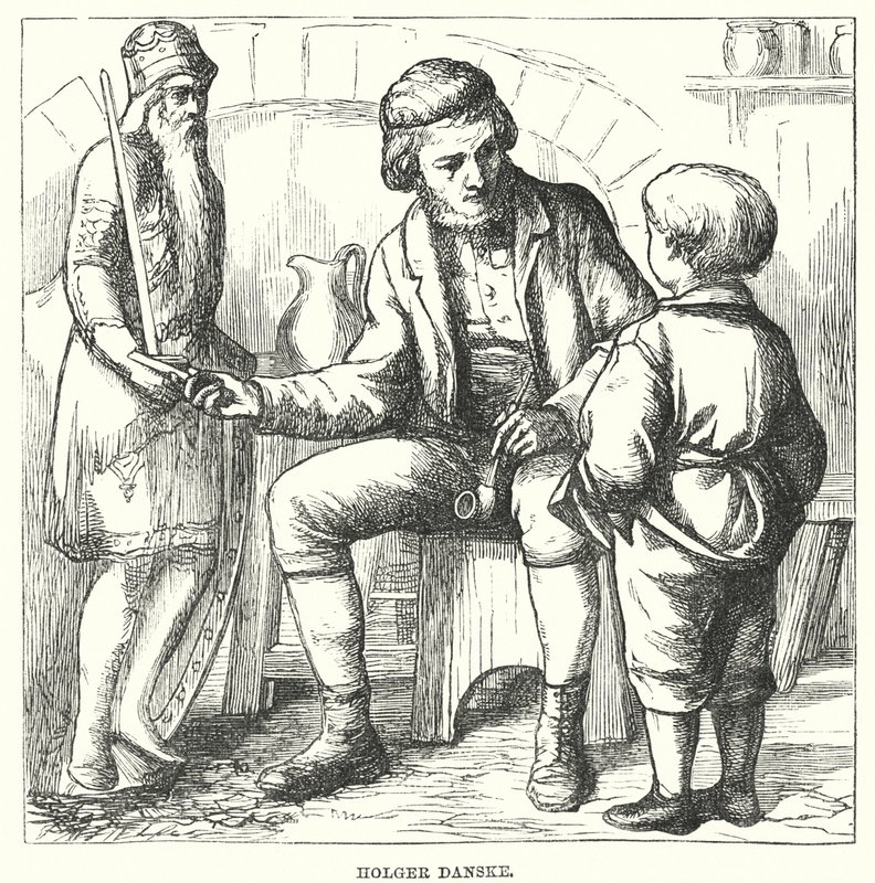 Hans Christian Andersen: Holger Danske by Alfred Walter (after) Bayes