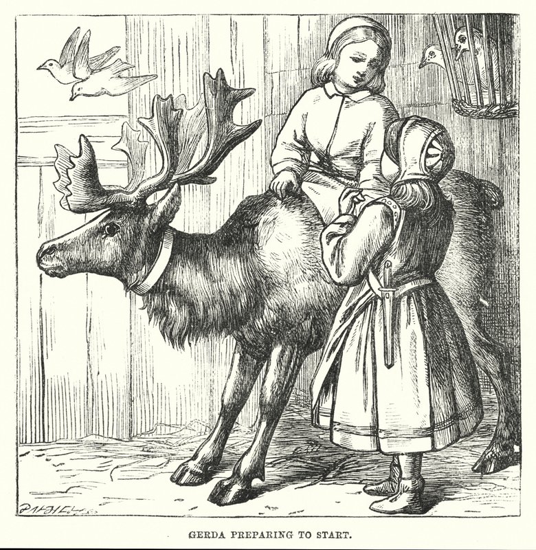 Hans Christian Andersen: The Snow Queen by Alfred Walter (after) Bayes