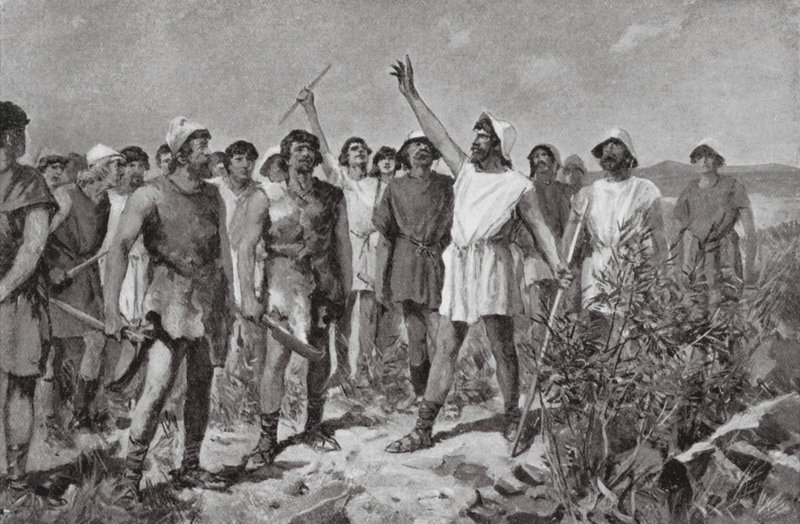 The Revolt of Helots in Sparta, BC 464 by Allan Stewart