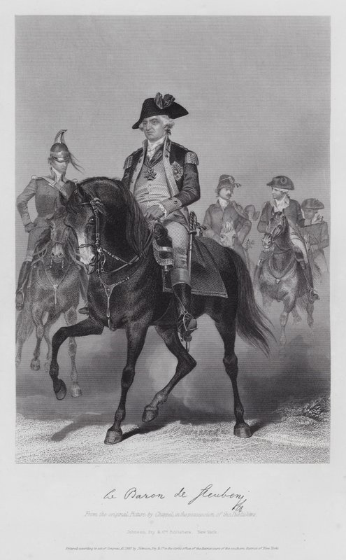 Frederick William Von Steuben by Alonzo (after) Chappel