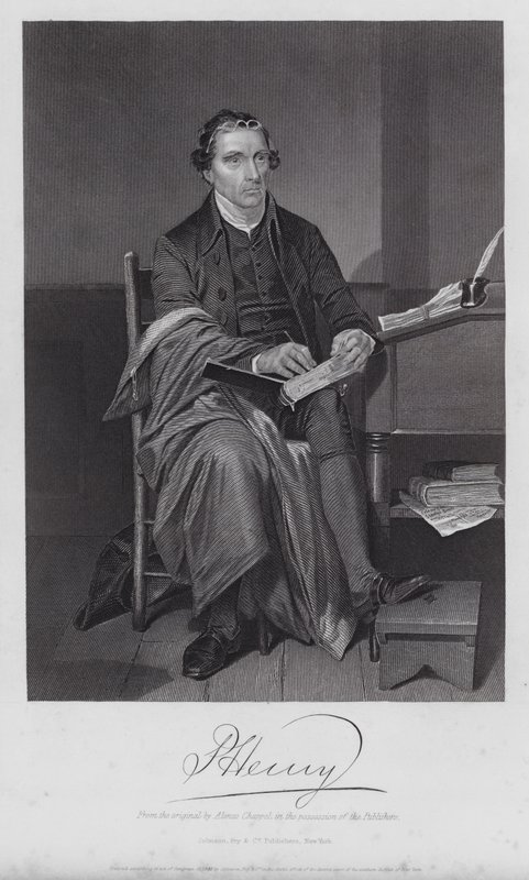 Patrick Henry by Alonzo (after) Chappel