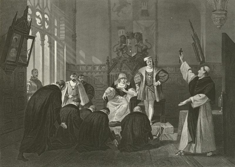 Deputation of Jews before Ferdinand and Isabella of Spain, 15th Century by Alonzo Chappel