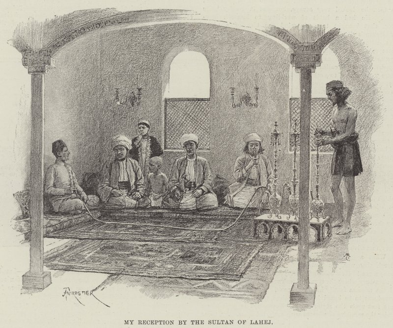 My Reception by the Sultan of Lahej by Amedee Forestier