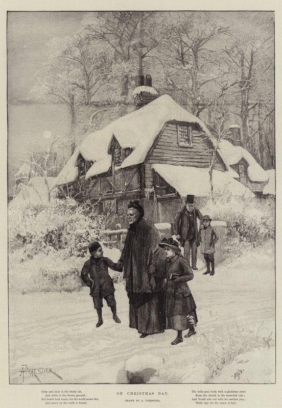 On Christmas Day by Amedee Forestier