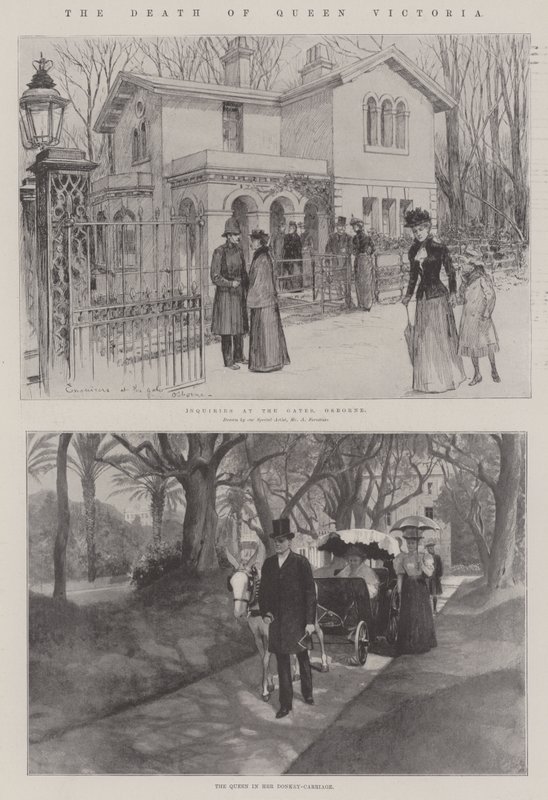 The Death of Queen Victoria by Amedee Forestier