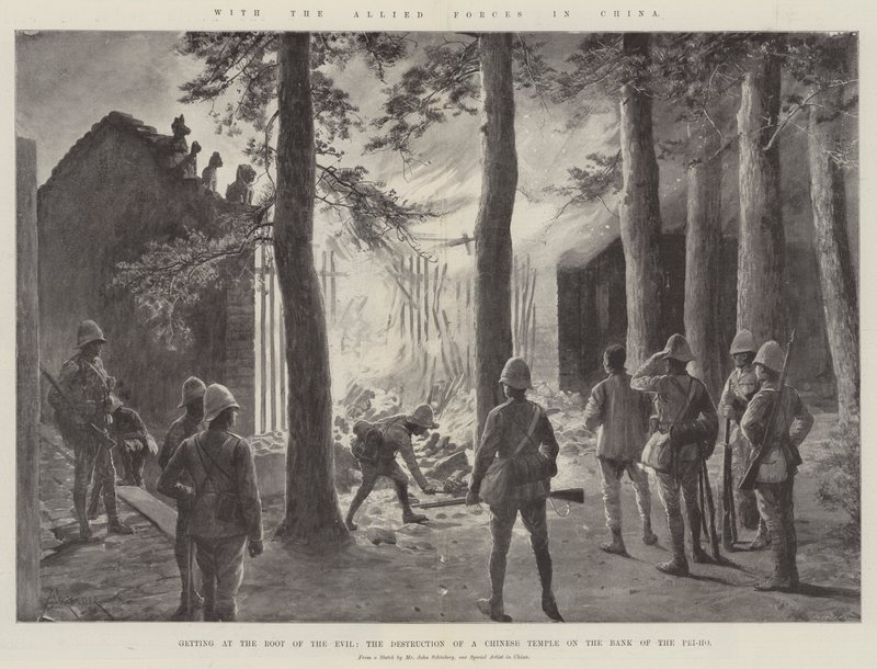 With the Allied Forces in China by Amedee Forestier