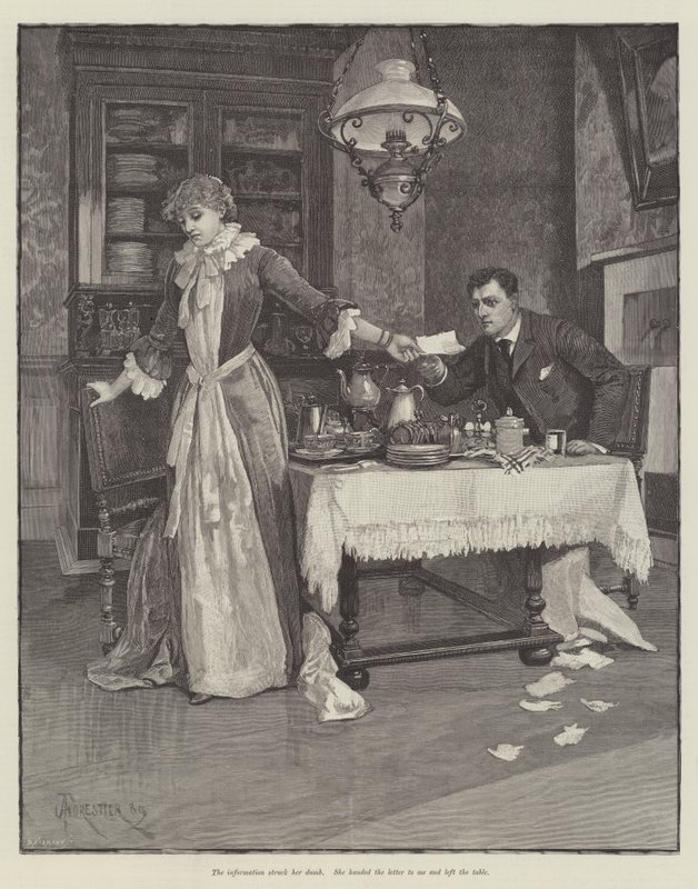 Blind Love, by Wilkie Collins by Amedee Forestier