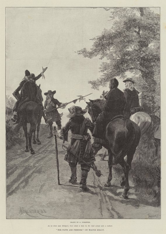 For Faith and Freedom, by Walter Besant by Amedee Forestier