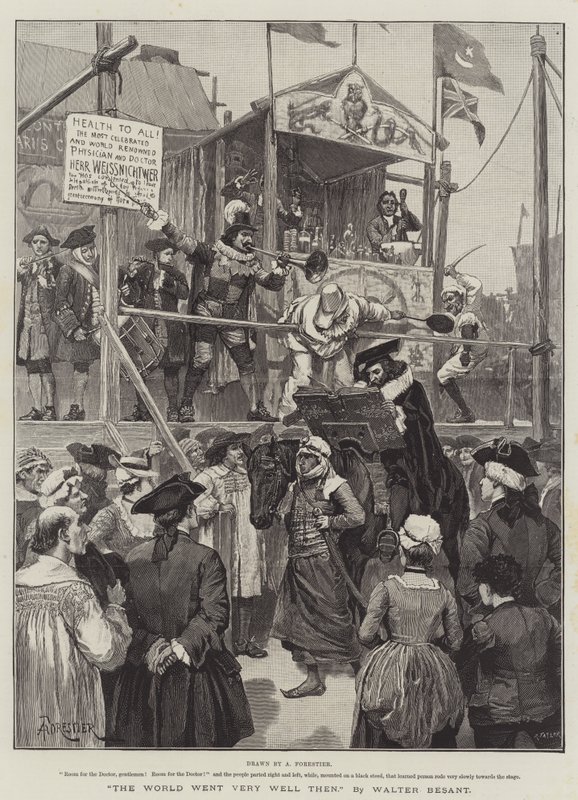 The World Went Very Well Then, by Walter Besant by Amedee Forestier
