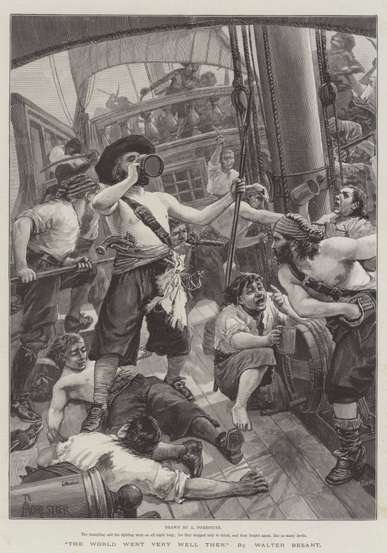 The World Went Very Well Then, by Walter Besant by Amedee Forestier