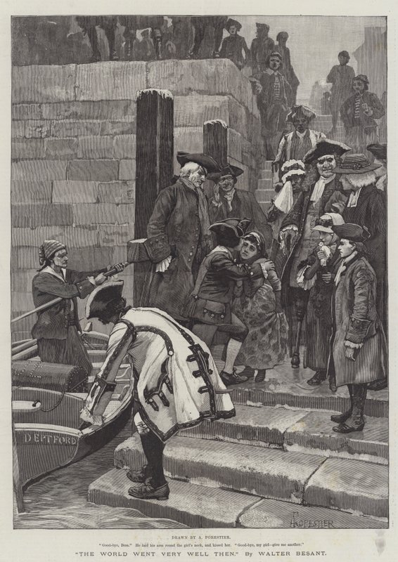 The World Went Very Well Then, by Walter Besant by Amedee Forestier