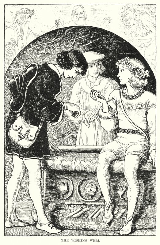 The Wishing Well by Amelia M. (attr.to) Bowerley or Bauerle