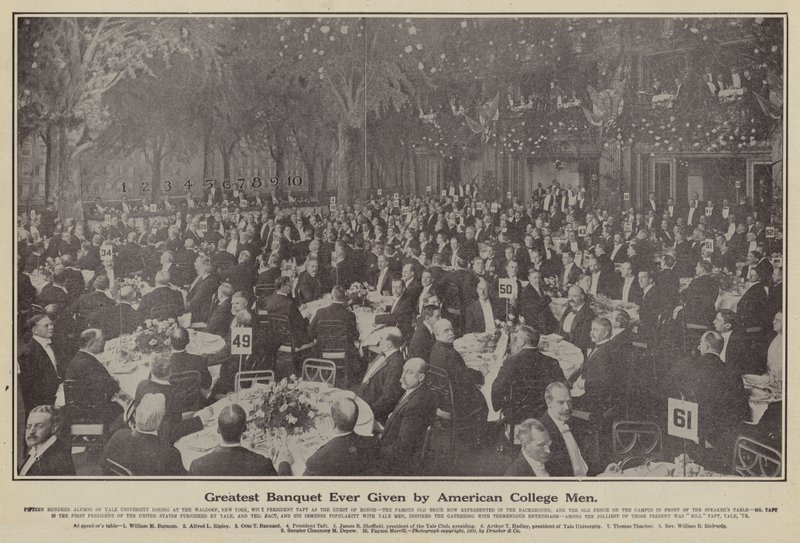 Greatest banquet ever given by American college men by American Photographer (after)