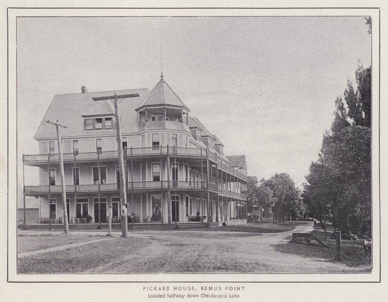 Jamestown, NY: Pickard House, Bemus Point by American Photographer (after)