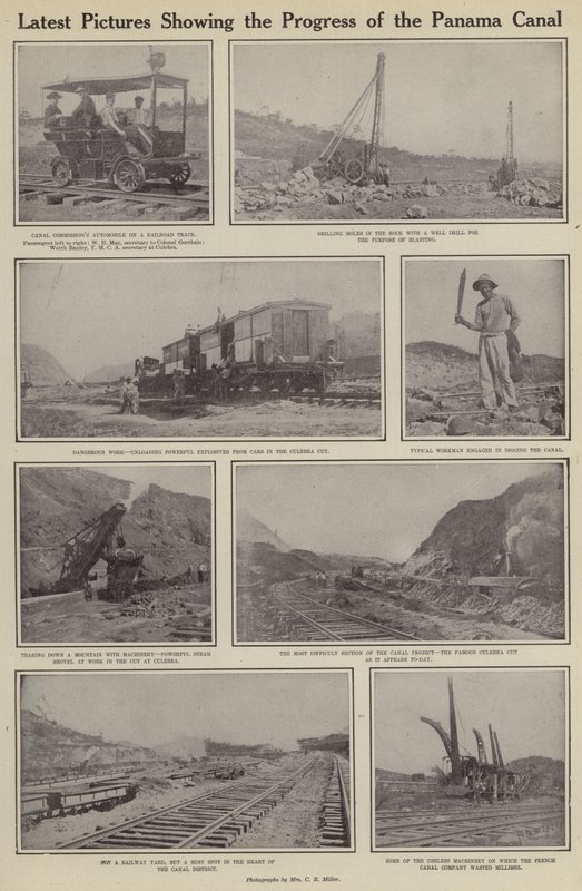 Latest pictures showing the progress of the Panama Canal by American Photographer (after)