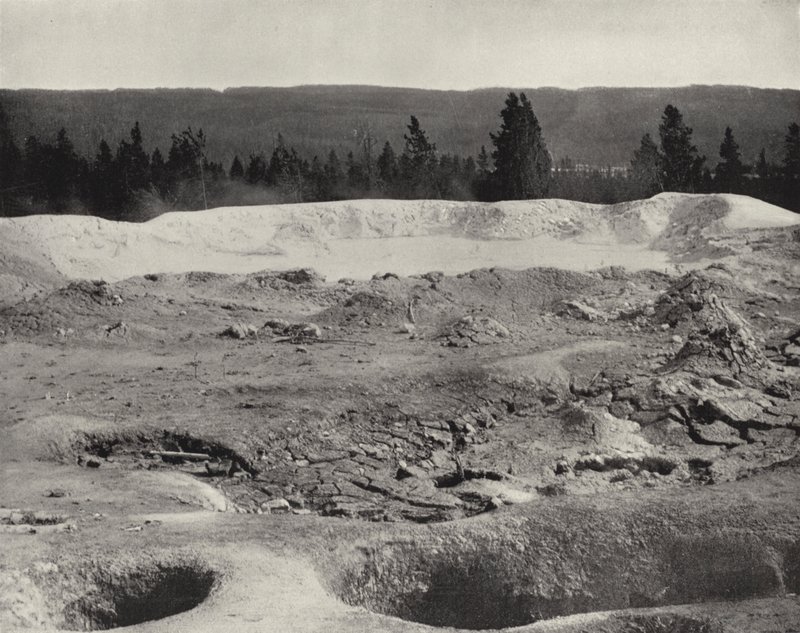 Mammoth Paint Pots, Yellowstone Valley, Wyoming by American Photographer (after)