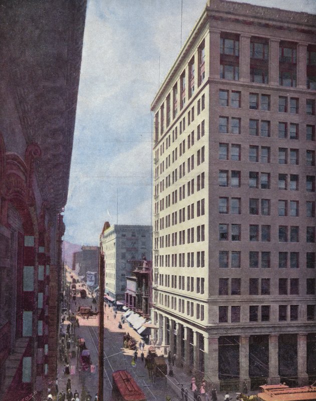 Oregon: Washington Street, Portland by American Photographer (after)