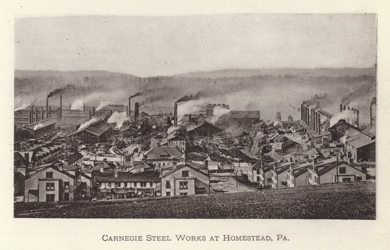 Pittsburgh: Carnegie Steel Works at Homestead, Pennsylvania by American Photographer (after)