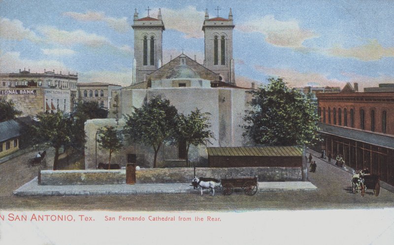San Fernando Cathedral in San Antonio, Texas, USA by American Photographer (after)