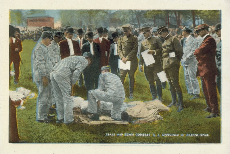 American Coal Mining: First Aid Team Contest, US Officials in Attendance by American Photographer