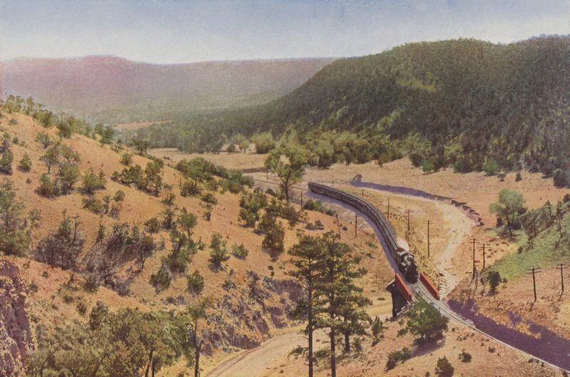 Apache Canyon, between Las Vegas and Lamy, New Mexico by American Photographer