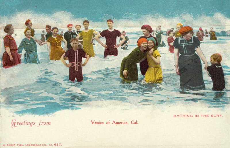 Bathing in the Surf by American Photographer