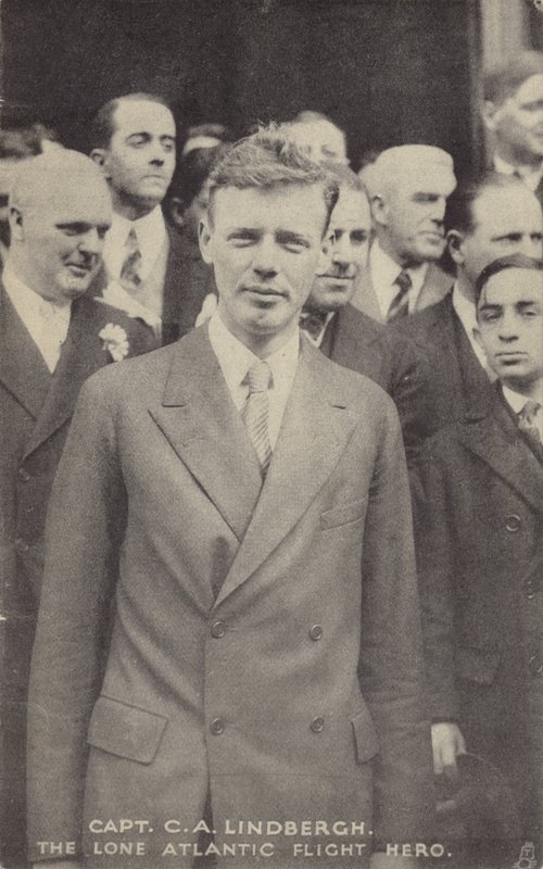 Charles Lindbergh, American Aviator Who Made the First Solo Transatlantic Flight by American Photographer