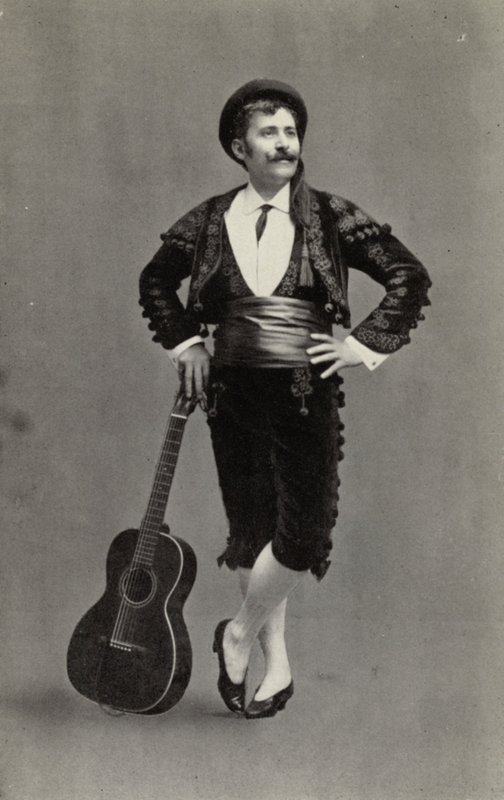 Guiseppe Campanari as Figaro in The Barber of Seville by American Photographer