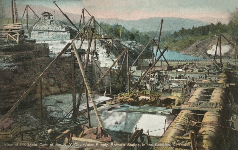 Main Dam of the New York City Water Supply, Brown