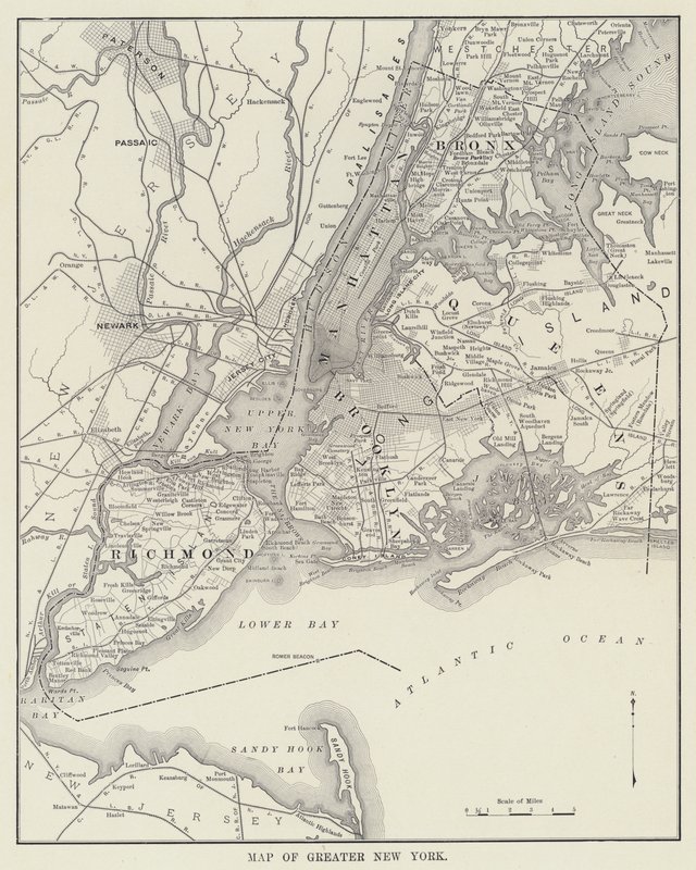 Map of Greater New York by American Photographer