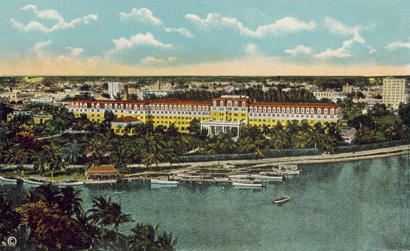 Miami, Florida, c 1925: The Royal Palm Hotel by American Photographer