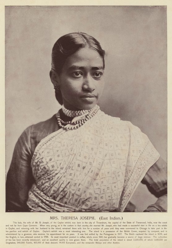 Mrs Theresa Joseph, East Indian by American Photographer