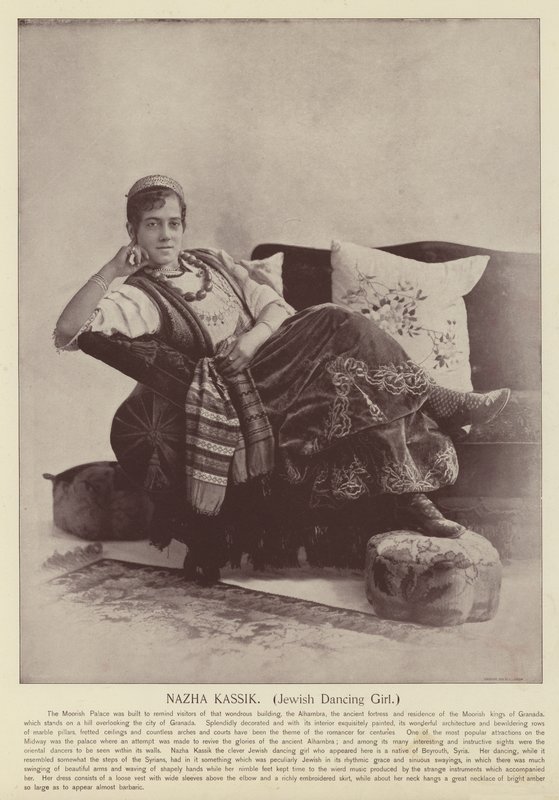 Nazha Kassik, Jewish Dancing Girl by American Photographer