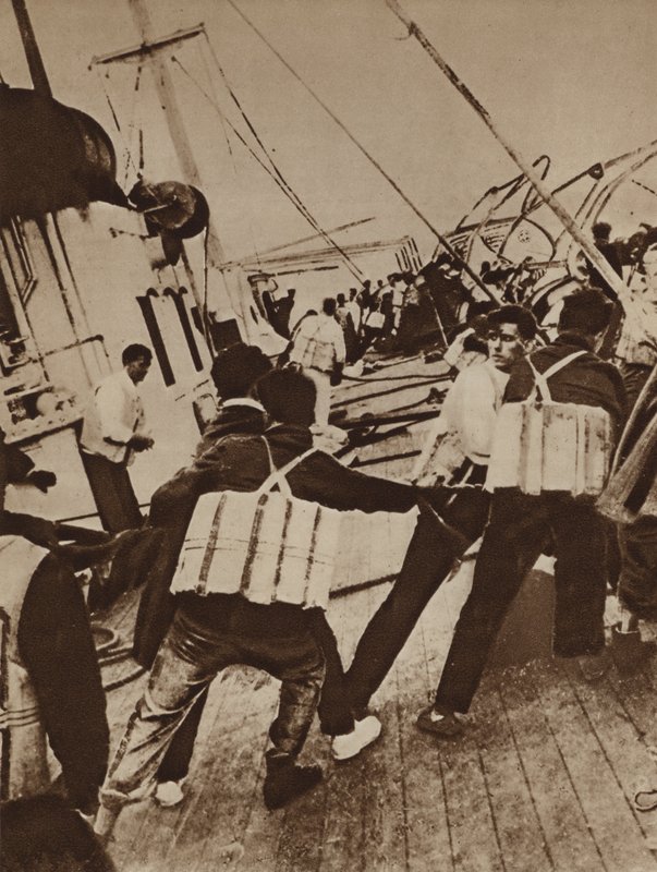 Sinking of the Vestris, Virginia, USA, 21st November 1928 by American Photographer