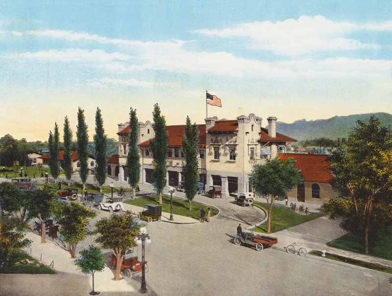 Southern Pacific Depot, Tucson by American Photographer